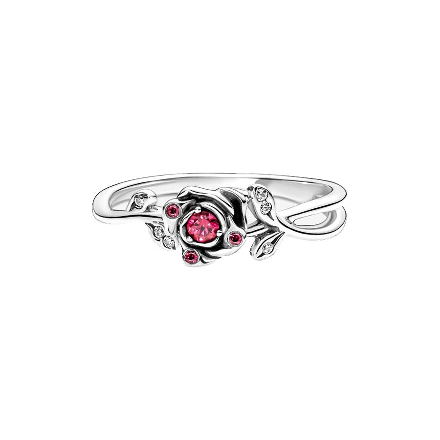 Pandora Disney Women s Ring Beauty and the Beast Enchanted Rose 190017C01