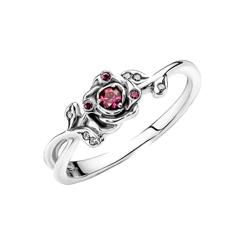 Anello Donna Pandora Disney, La Bella e la Bestia, Rosa Incantata - 190017C01 - Gioielleria De Patto