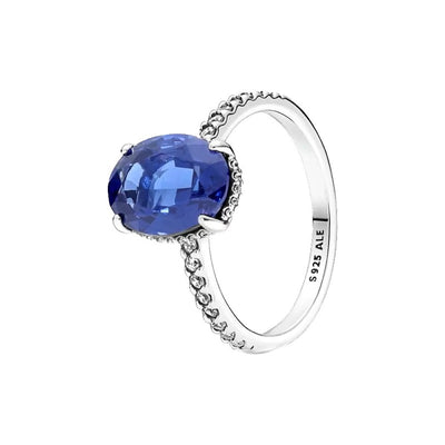 Anello Donna Pandora Pietra Blu - 190056C01 - Gioielleria De Patto
