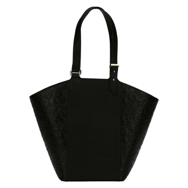 Thun Borsa shopping nera a forma di vela Prestige - H3415P00 - Gioielleria De Patto