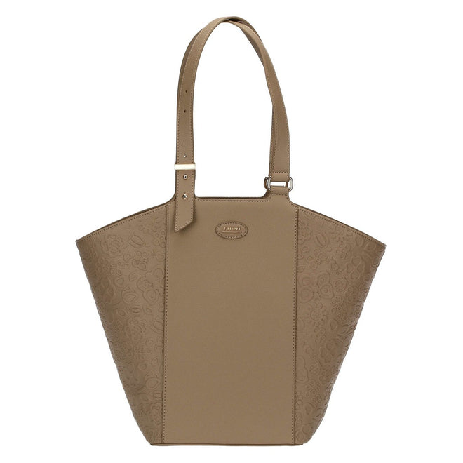 Thun Borsa shopping taupe a forma di vela Prestige - H3417P00 - Gioielleria De Patto