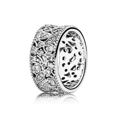 Anello Donna Pandora Foglie Scintillanti - 190965CZ - Gioielleria De Patto