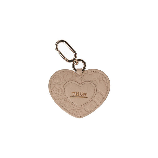 Thun Portachiavi a forma di cuore in ecopelle beige Sempre con me - H3496P00 - Gioielleria De Patto