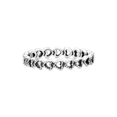 Anello Donna Pandora Fascia di Cuori - 190980 - Gioielleria De Patto