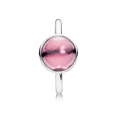 Anello Donna Pandora Goccia Poetica Rosa - 190982PCZ - Gioielleria De Patto