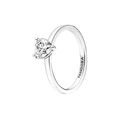 Anello Donna Pandora Solitario con Pietra Cuore - 191165C01 - Gioielleria De Patto