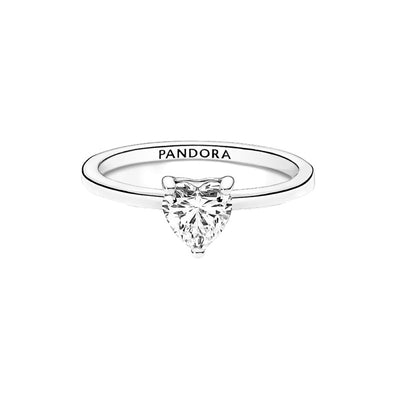 Anello Donna Pandora Solitario con Pietra Cuore - 191165C01 - Gioielleria De Patto
