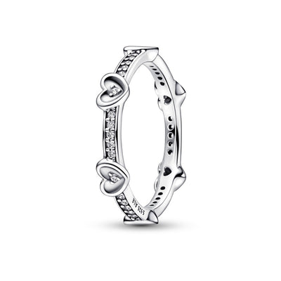 Anello Donna Pandora Cuori Splendenti - 192496C01 - Gioielleria De Patto