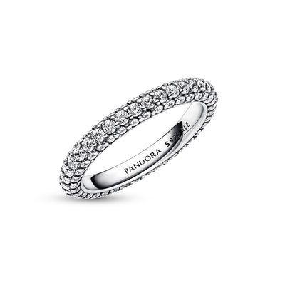 Anello Donna Pandora Pavè Fascia Singola - 192627C01 - Gioielleria De Patto