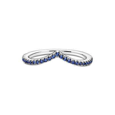 Anello Donna Pandora Desiderio Scintillante Blu - 196316C02 - Gioielleria De Patto