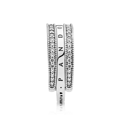 Anello Donna Pandora Fascia Scintillante - 197404CZ - Gioielleria De Patto