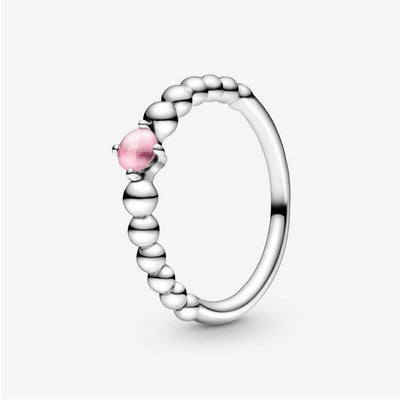 Anello Donna Pandora Pietra Petalo Rosa - 198867C09 - Gioielleria De Patto