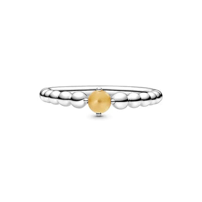 Anello Donna Pandora Pietra Gialla - 198867C11 - Gioielleria De Patto