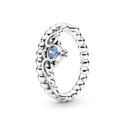 Anello Pandora Disney, Tiara Blu - 199191C01 - Gioielleria De Patto