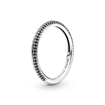 Anello Donna Pietre Nere Pandora ME - 199679C02 - Gioielleria De Patto