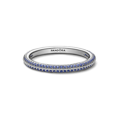 Anello Donna Pietre Luminose Blu Pandora ME - 199679C03 - Gioielleria De Patto