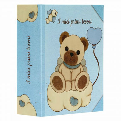 Thun Scatola ricordi blu con Teddy - K3700P00 - Gioielleria De Patto