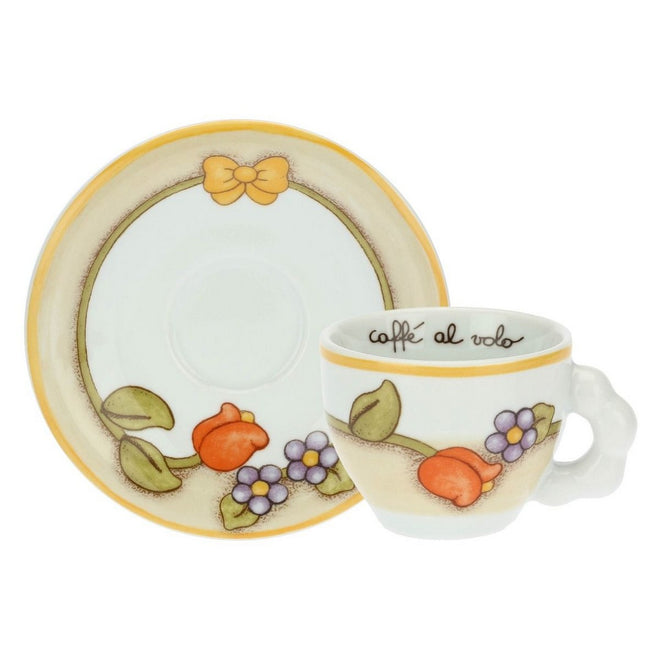 Thun Set 2 tazzine caffè e zuccheriera Country - P3774E02 - Gioielleria De Patto