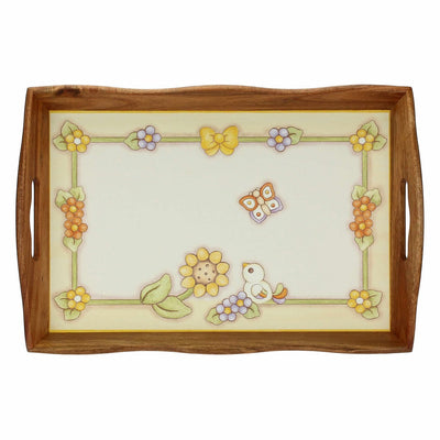 Thun Vassoio in legno di acacia Country - P3817E02 - Gioielleria De Patto
