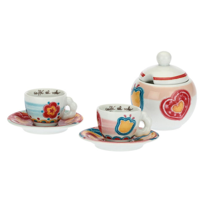 Thun Set Due Tazzine caffe con Zuccheriera Lama - P3840P00 - Gioielleria De Patto