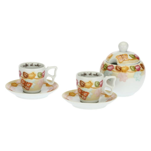 Thun Set 2 tazzine caffè con zuccheriera Grace - P4022P00