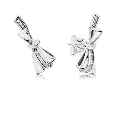 Orecchini Donna Pandora Fiocchi Luminosi - 297234CZ - Gioielleria De Patto