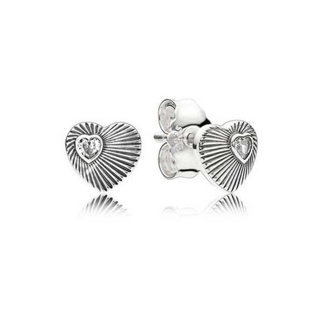 Orecchini Donna Pandora Ventagli Vintage a Cuore - 297298CZ - Gioielleria De Patto