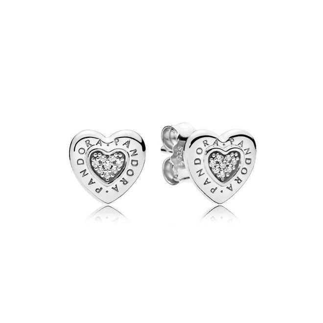Orecchini Donna Cuore Forever PANDORA - 297382CZ - Gioielleria De Patto