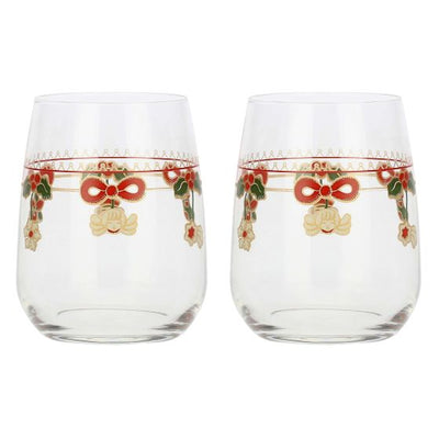 Thun Set 2 biccheri acqua Magico Natale - P4461P00 - Gioielleria De Patto