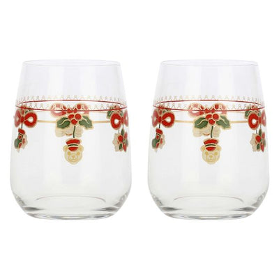 Thun Set 2 biccheri acqua Magico Natale - P4461P00 - Gioielleria De Patto