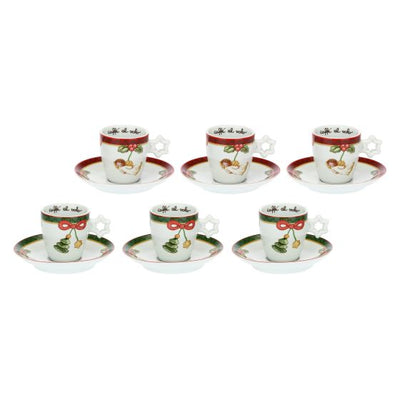 Thun Set 6 tazzine Magico Natale - P4466P00 - Gioielleria De Patto