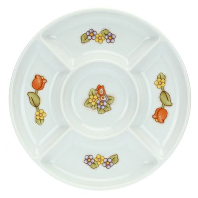 Thun Antipastiera con tulipani e fiori Country - P4546E02 - Gioielleria De Patto
