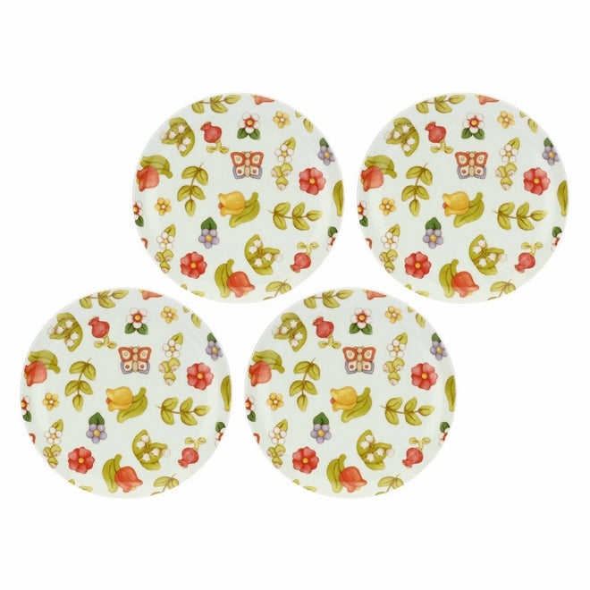 Thun Set 4 piattini da dessert Happy Country - P4645P00 - Gioielleria De Patto