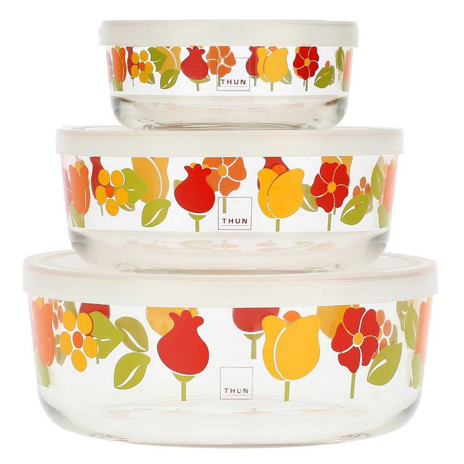 Thun Set tre contenitori ermetici Happy Country - P4651P00 - Gioielleria De Patto