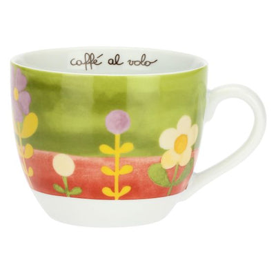 Thun Tazza Jumbo con Piattino in Porcellana Florianne - P4789P00 - Gioielleria De Patto