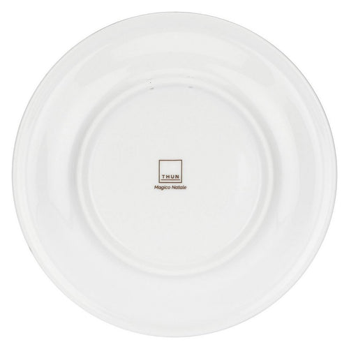 Thun Piattino Dessert Limited Edition 2023 in porcellana Desideri di Natale - P4833P00 - Gioielleria De Patto