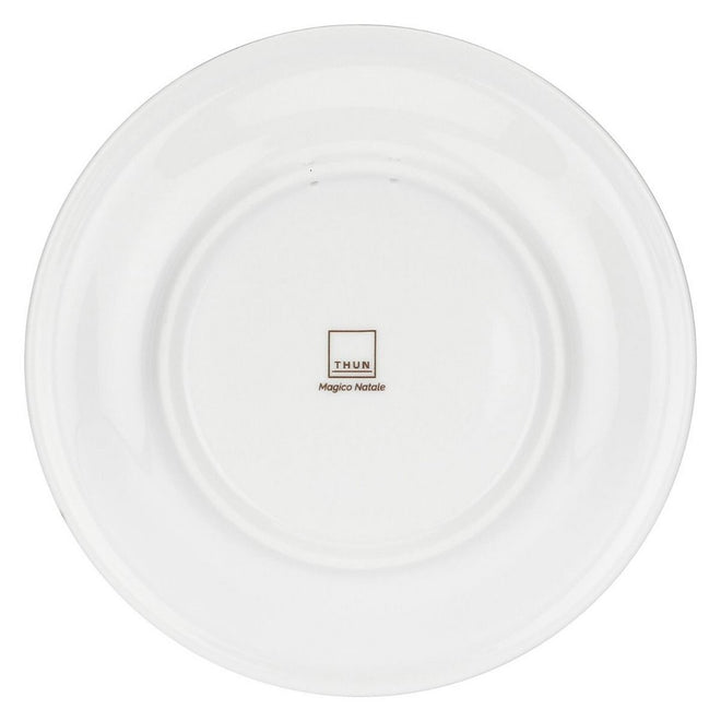 Thun Piattino Dessert Limited Edition 2023 in porcellana Desideri di Natale - P4833P00 - Gioielleria De Patto