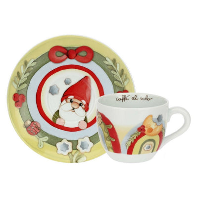 Thun Tazza colazione con piattino in porcellana Bosco Magico - P4859P00 - Gioielleria De Patto