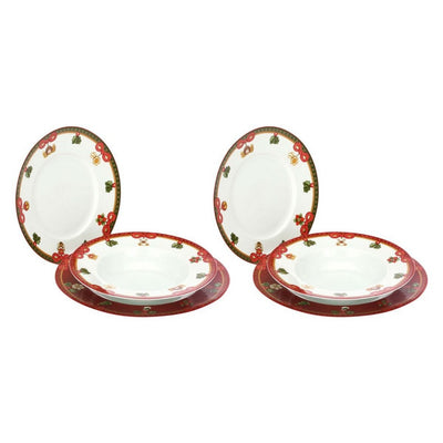 Thun Set 6 piatti in porcellana Magico Natale - P4889P00 - Gioielleria De Patto