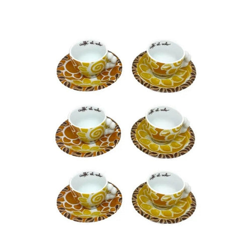 Thun Set 6 tazzine da caffè Caffè al Sole - P4952P00 - Gioielleria De Patto
