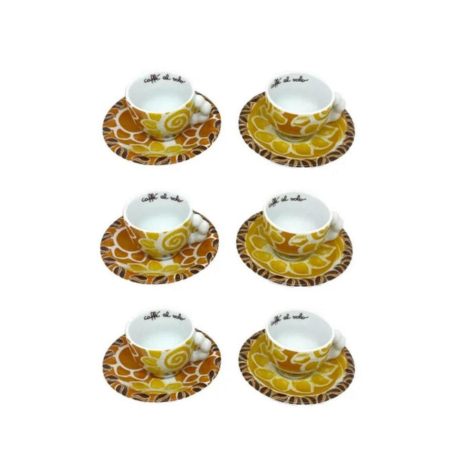 Thun Set 6 tazzine da caffè Caffè al Sole - P4952P00 - Gioielleria De Patto