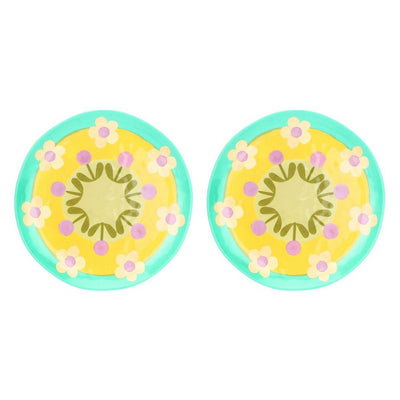Thun Set 2 piatti frutta in melammina Florianne primavera - P4972P00