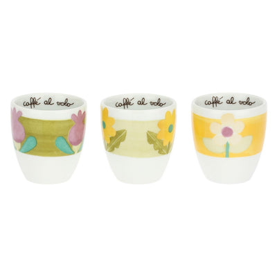 Thun Set 6 bicchierini in porcellana Florianne primavera - P5024A91 - Gioielleria De Patto