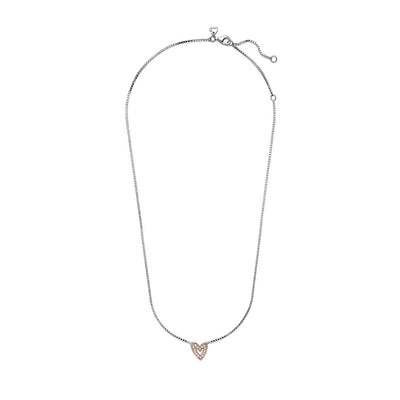 Collana Donna Pandora Cuore Asimmetrico - 380089C01 - Gioielleria De Patto