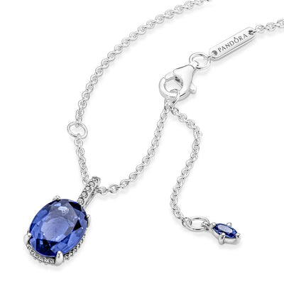Collana Donna Pandora Pietra Blu - 390055C01 - Gioielleria De Patto