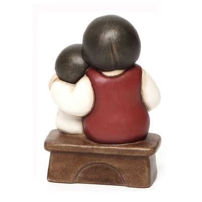 Thun Coppia Di Bimbi Che Leggono Presepe Giubileo Rosso - S2185A82 - Gioielleria De Patto