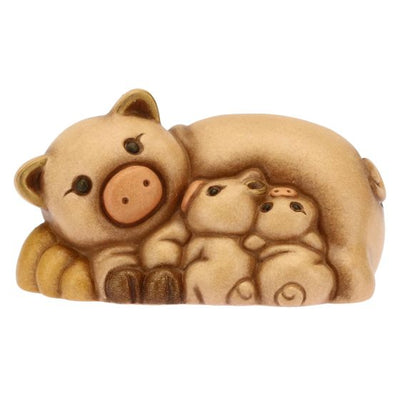 Thun Gruppo maialini con cuccioli Presepe Classico - S3079A88 - Gioielleria De Patto