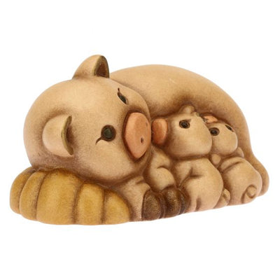 Thun Gruppo maialini con cuccioli Presepe Classico - S3079A88 - Gioielleria De Patto