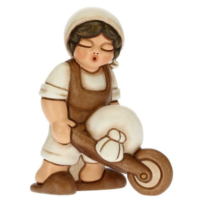 Thun Mugnaio con carriola Presepe Classico bianco - S3116A83 - Gioielleria De Patto