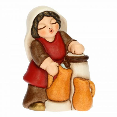 Thun Donna alla fontana Presepe Classico Rosso - S3173A82 - Gioielleria De Patto